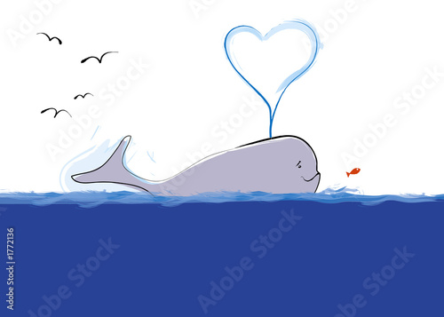 Illustration: whale whale
