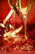 red and gold sparkle
