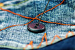 button and jean