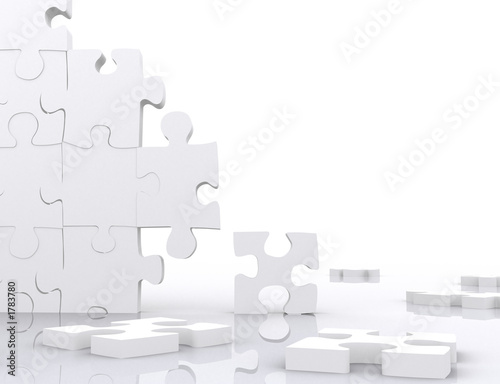 puzzle in pieces