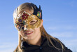 mädchen mit maske