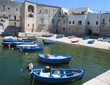blue boats