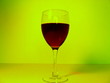 wine glass with green background wine glass with green background