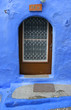 blue door