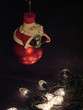 santa in the lights