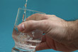 pouring water