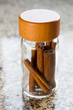 cinnamon on jar