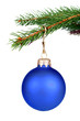 christmas decoration hanging on a tree