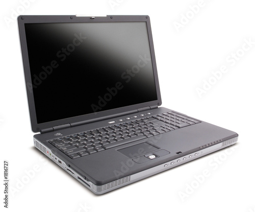 black laptop