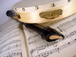 flute and tambourine