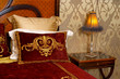 lamp in a bedroom