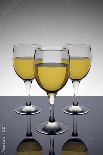 white wine glasses