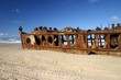 maheno shipwreck on beach maheno shipwreck on beach