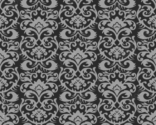 Seamless Vintage Wallpaper Pattern Royalty Free Stock Vector Art