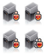 design elements 51a. "internet computer and software icons set"