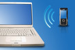 wireless / bluetooth, mobile to laptop connection