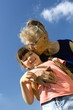 kissing grandma