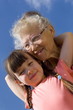 girl with grandma