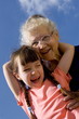 happy with grandma