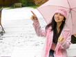 "look...it's snowing"