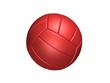 ballon de sport  rouge