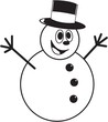 cartoon snowman cartoon snowman