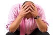 businessman very depressed