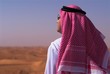 arabic man in liwa desert