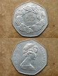 from series: coins of world. england. 50 pence.