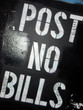 post no bills post no bills