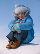 girl on the snow