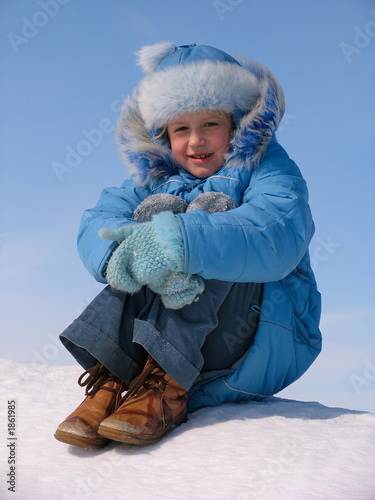 Foto: girl on the snow girl on the snow