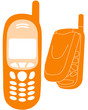 mobile phones - vector