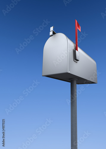 geschlossener briefkasten