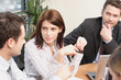 Foto: group of business people working on project group of business people working on project