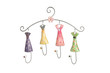 feminine clothes hanger