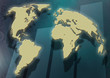 worldmap with chart
