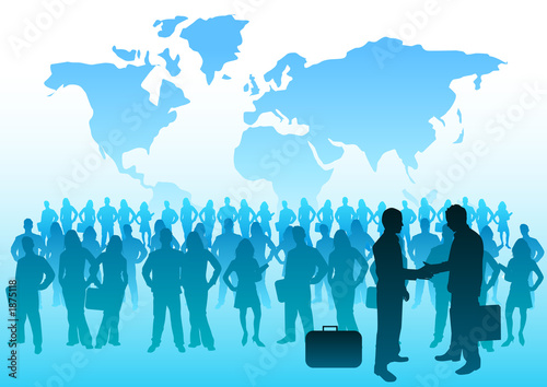 Illustration: business people business people