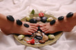 pampered mother and daughter