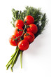 branch of small tomatoes