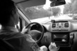 ambulancier noir et blanc