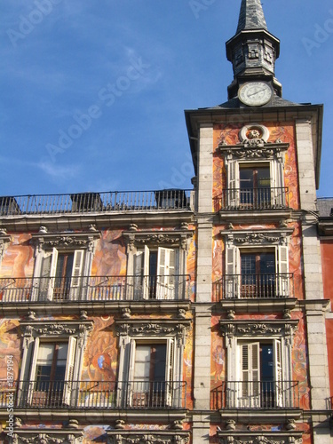 Photo: part of an old colonial house plaza mayor part of an old colonial house plaza mayor