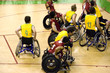 wheel chair basketball for disabled persons (men)
