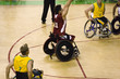wheel chair basketball for disabled persons (men)