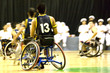 wheel chair basketball for disabled persons (men)