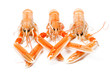 3 langoustines