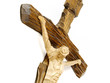 wooden cross with jesus christ