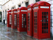 telephone boxes