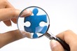 Photo: magnifying jigsaw puzzle magnifying jigsaw puzzle