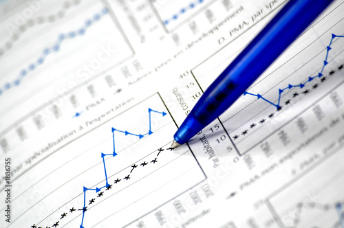 Photo: stock chart stock chart